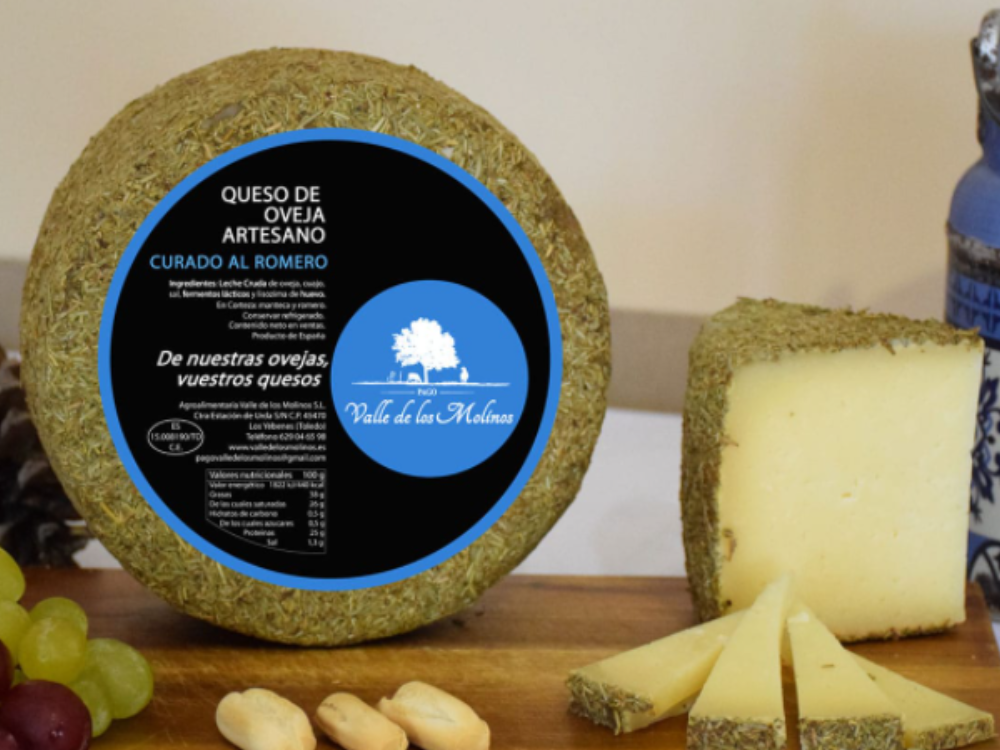 Queso Artesano Curado al Romero